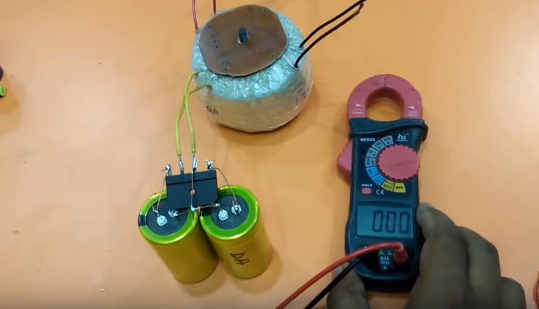 How to make half wave to center tap transformer