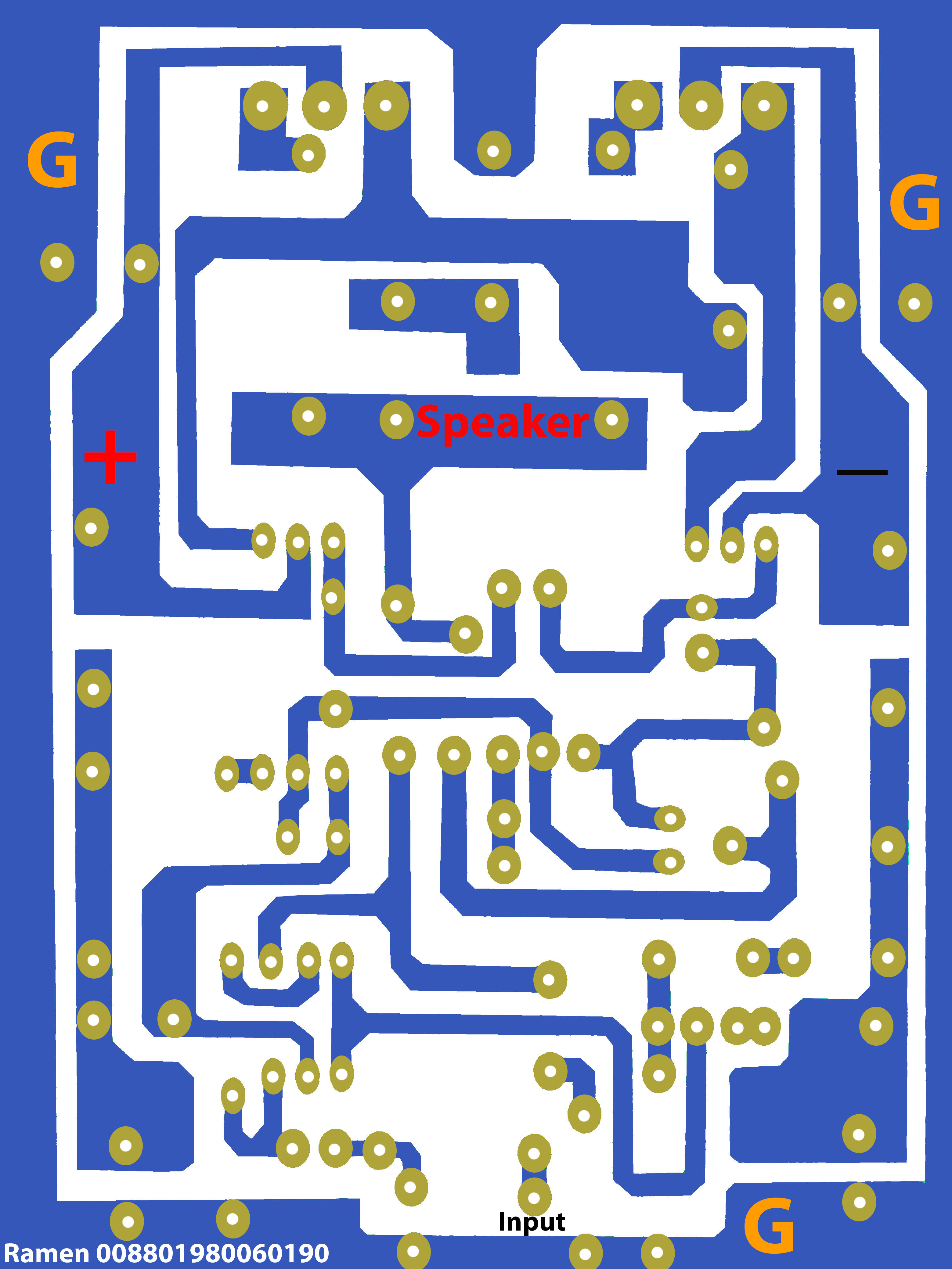 2sc5200 2sa1943 amplifier circuit diagram pcb