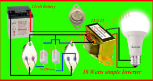 how to make an inverter at home 10 watts