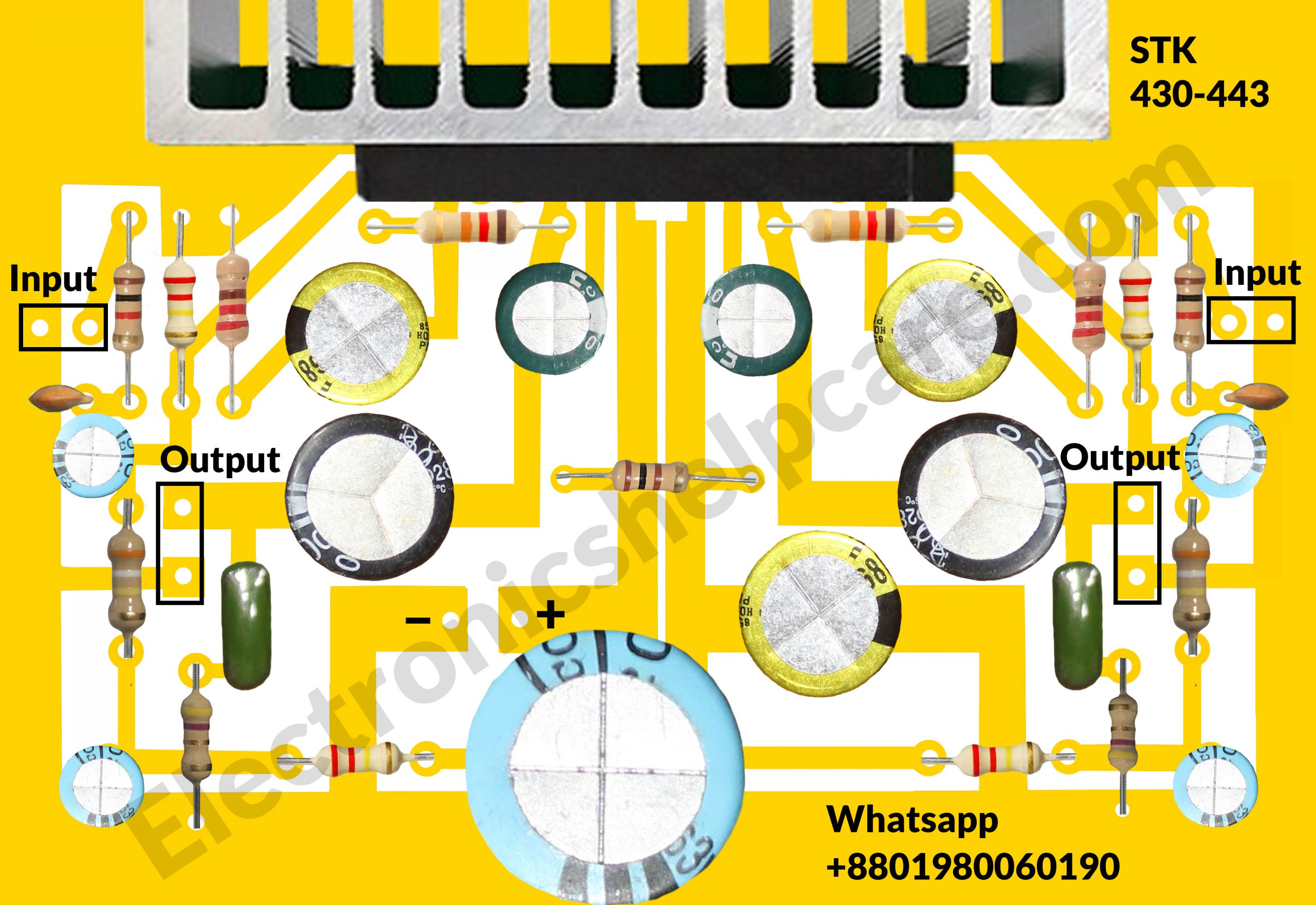STK430-443 circuit diagram