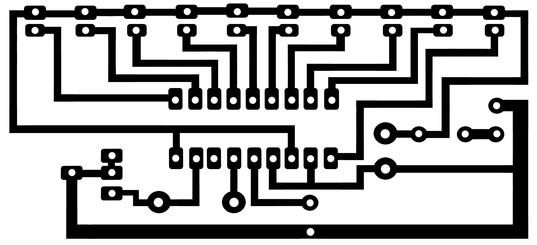 led music level indicator circuit diagram