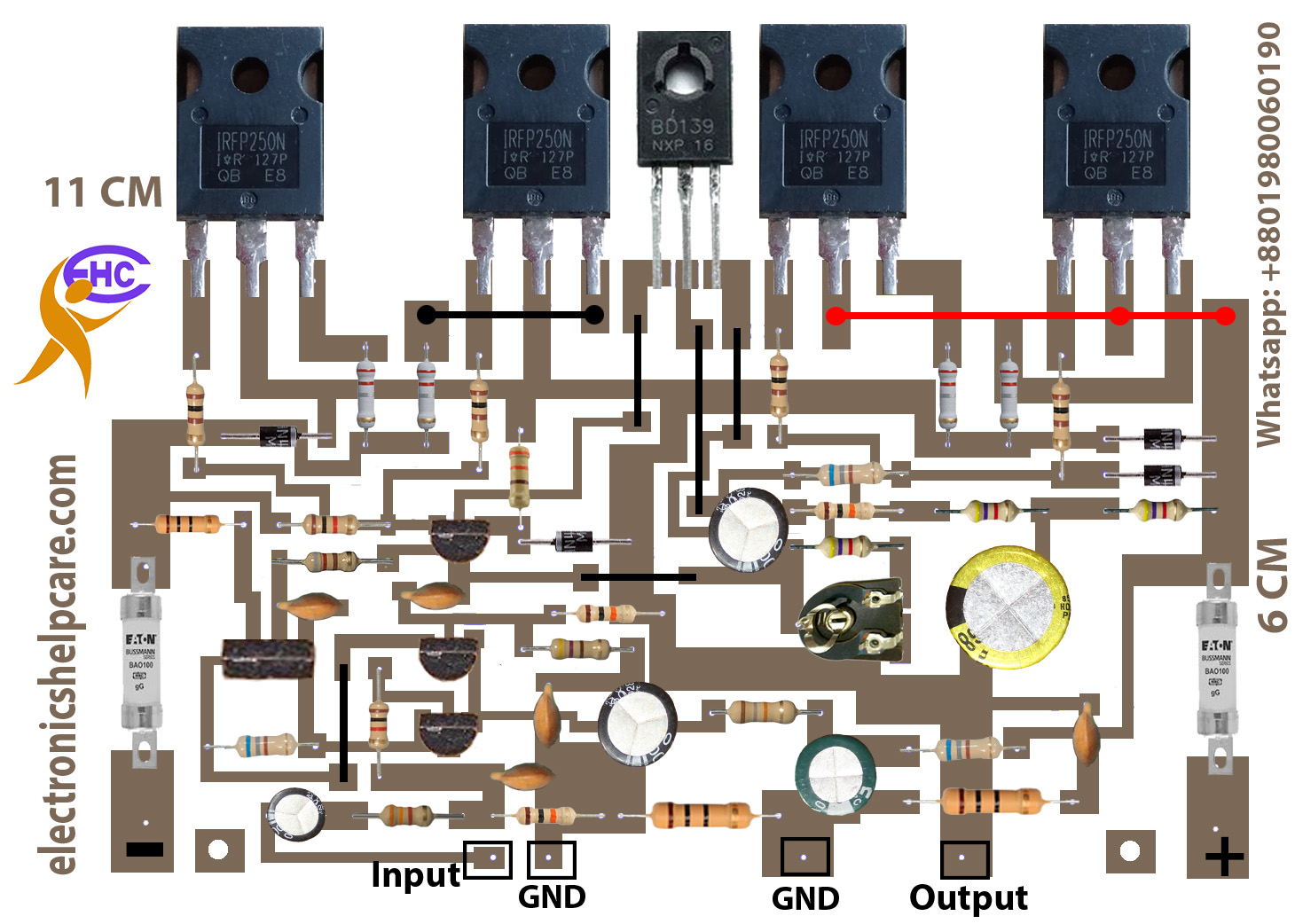how to make amplifier using mosfet