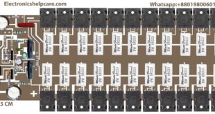 2sc5200 and 2sa1943 transistor amplifier circuit diagram