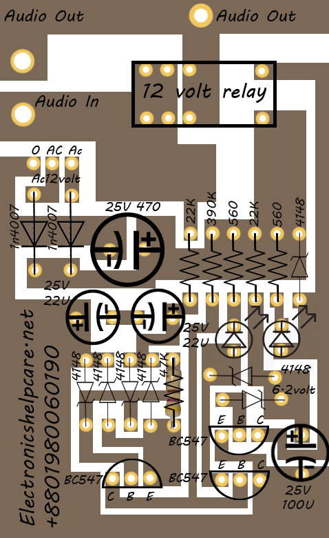 Speaker Protection circuit diagram