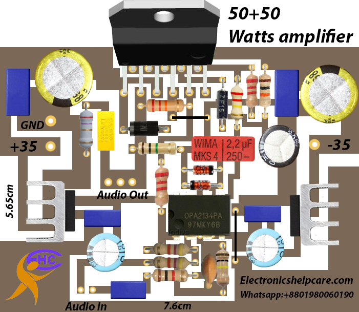 100-watts-amplifier-circuit-diagram