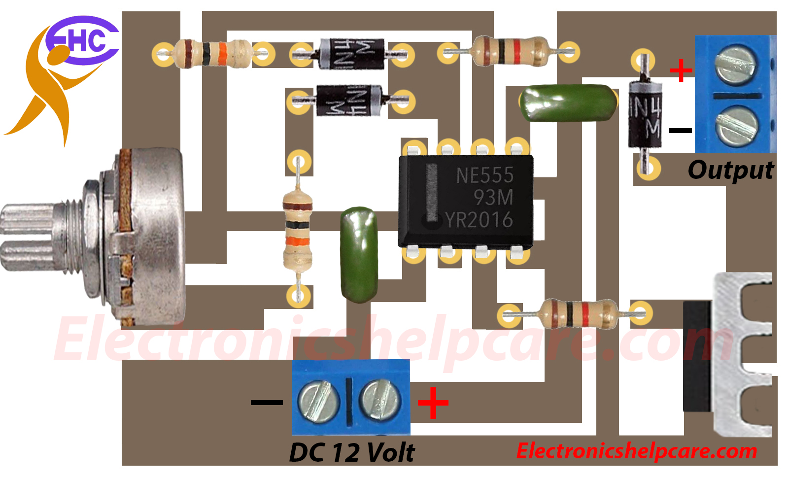 motor speed controller circuit diagram.