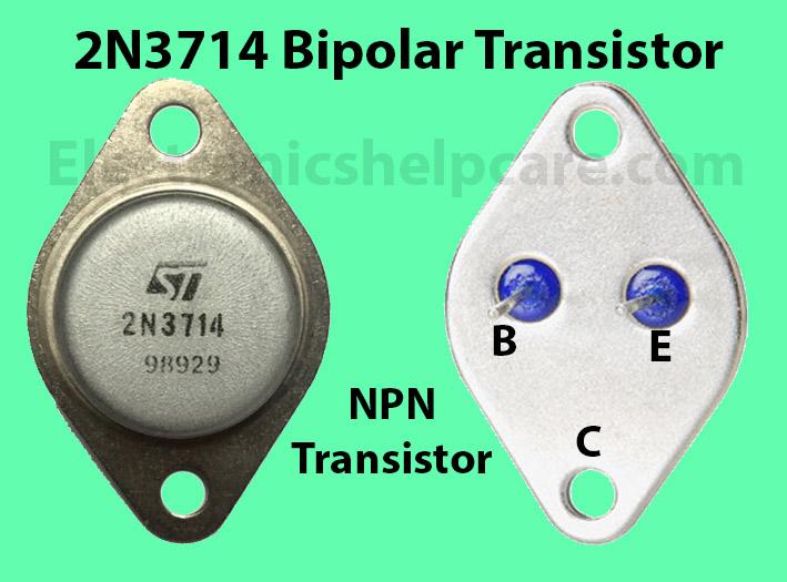 2N3714 Transistor pinout