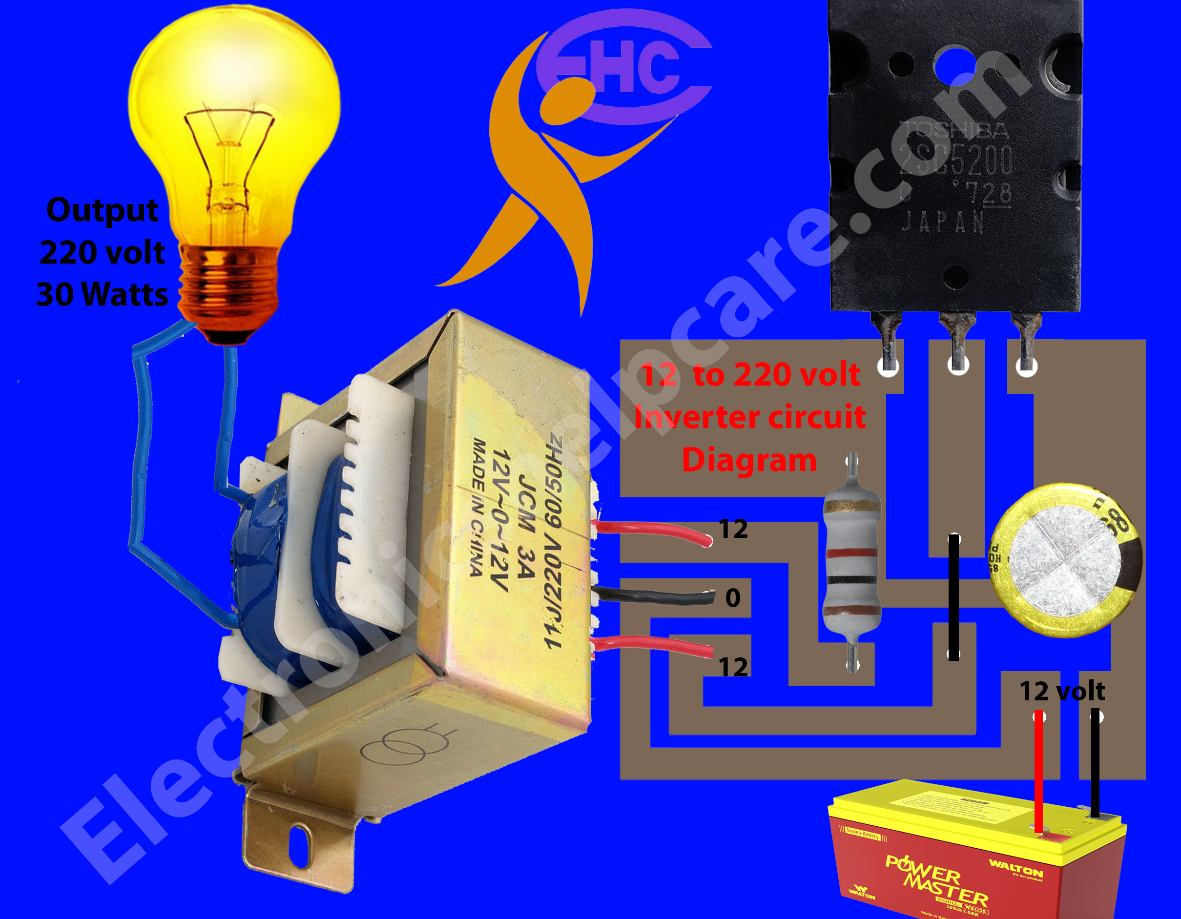 How to make inverter circuit diagram easy