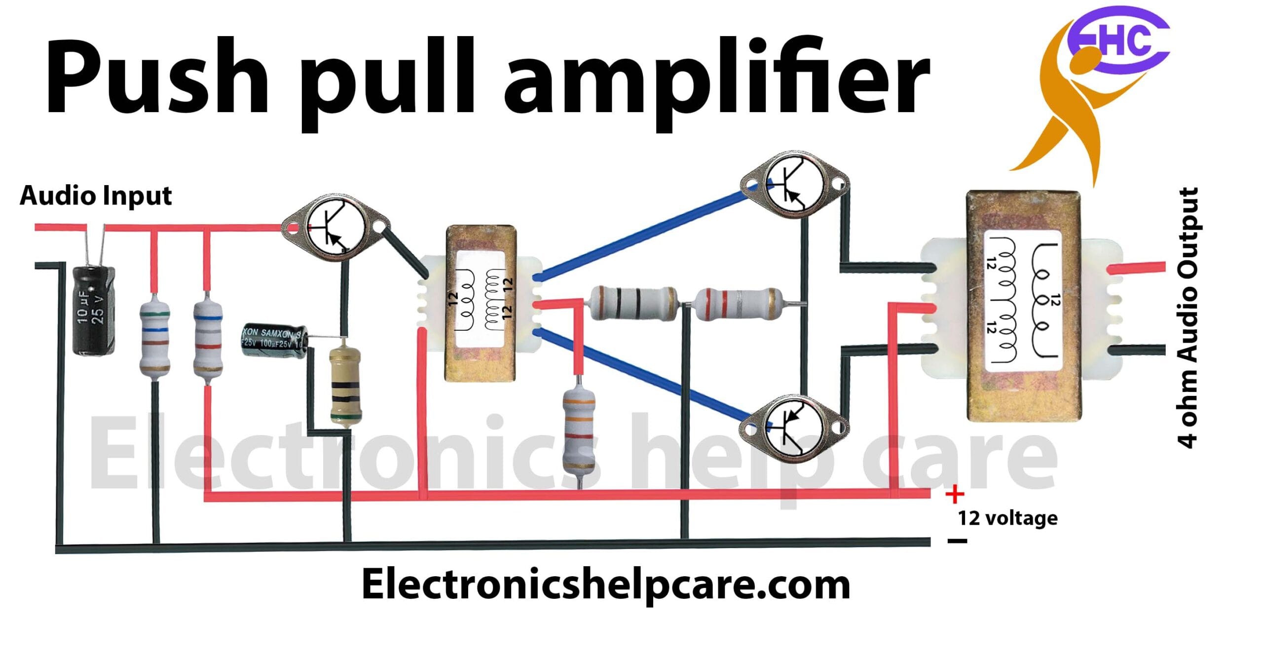 Push Pull Amplifier Electronics Help Care