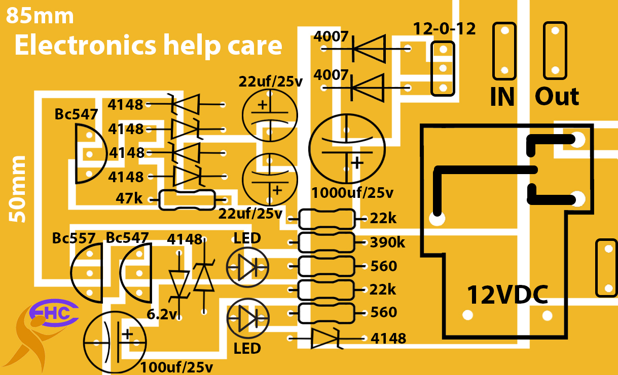 Speaker protection circuit diagram