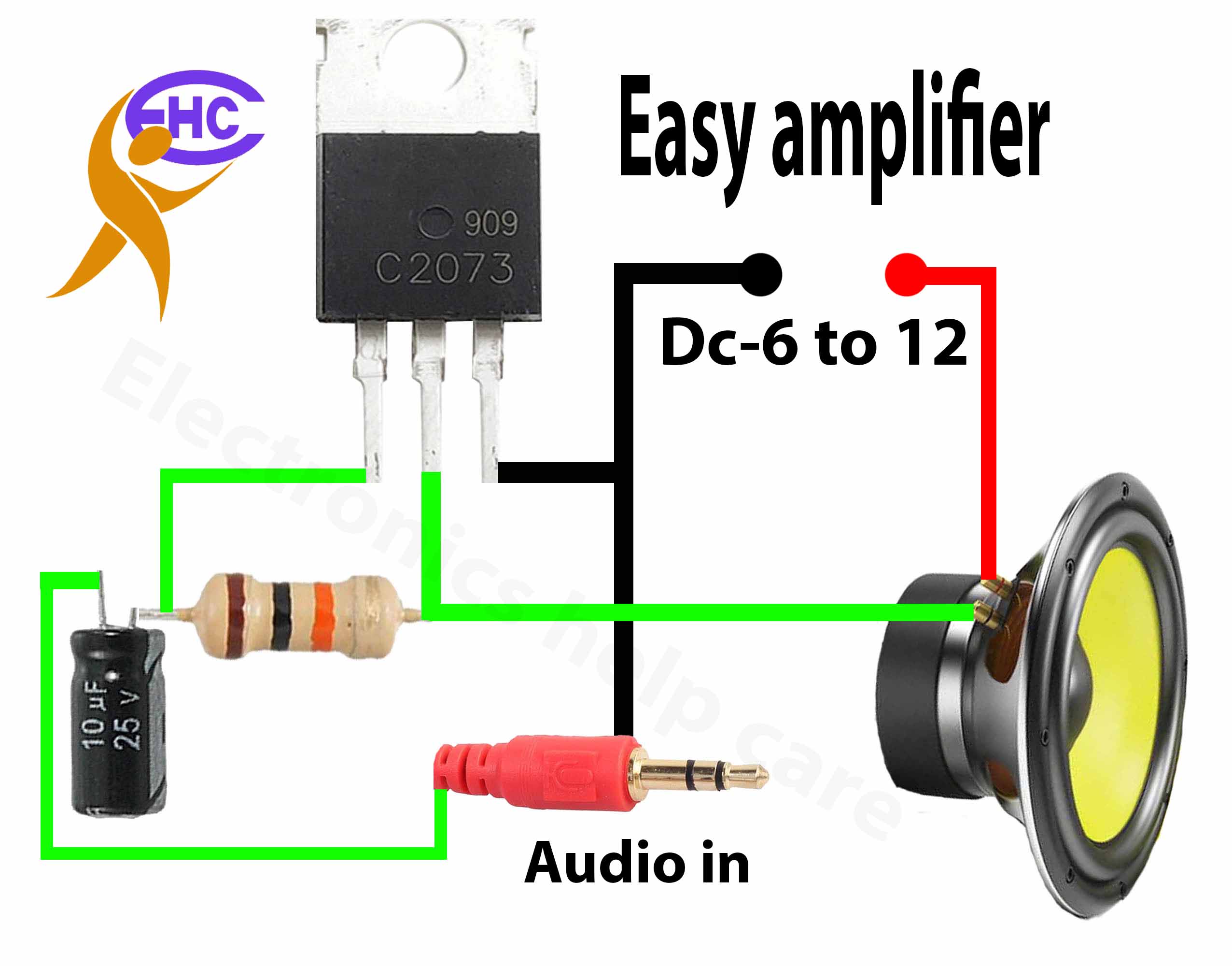 How to make easy amplifier