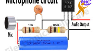 Microphone circuit diagram