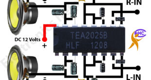 TEA2025B amplifier circuit