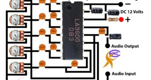 Graphic equalizer circuit diagram