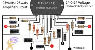 stk amplifier circuit diagram