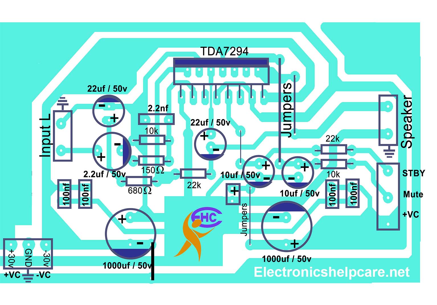 surround amplifier circuit 