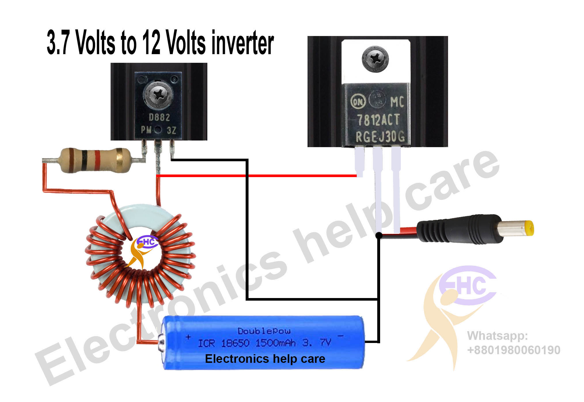 step up voltage circuit diagram