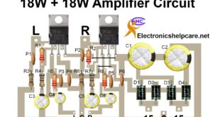 amplifier circuit using tda2030