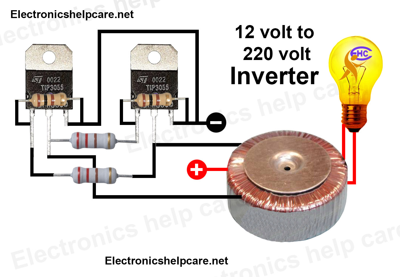 easy inverter circuit