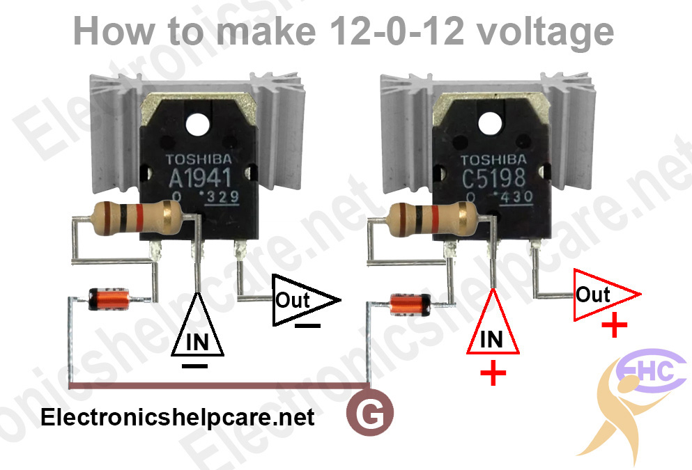 how to make 12-0-12 voltage