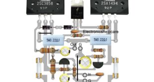 200 Watts amplifier circuit diagram
