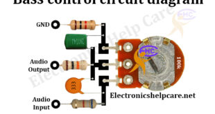 Bass control circuit diagram