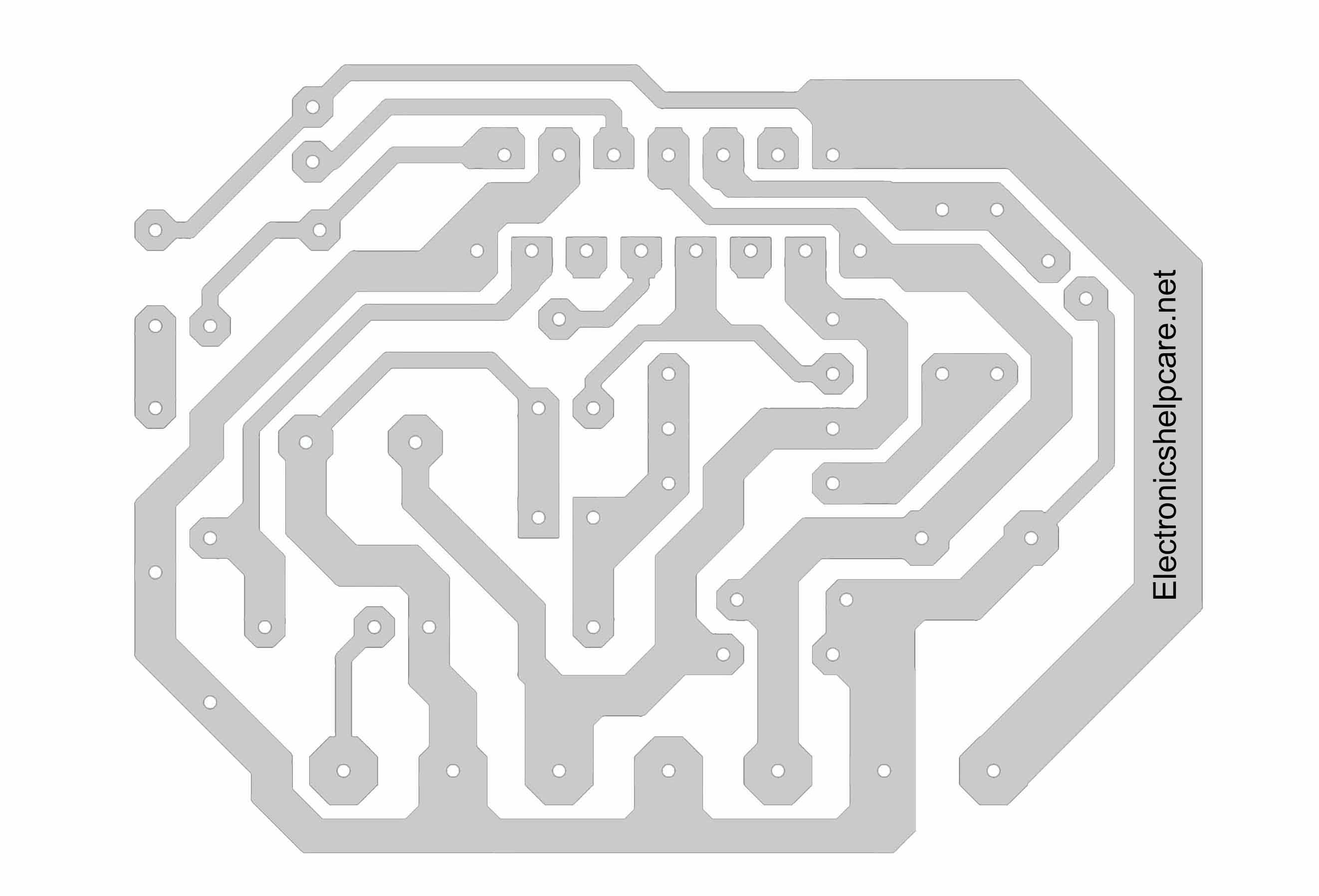 100 watts amplifier circuit