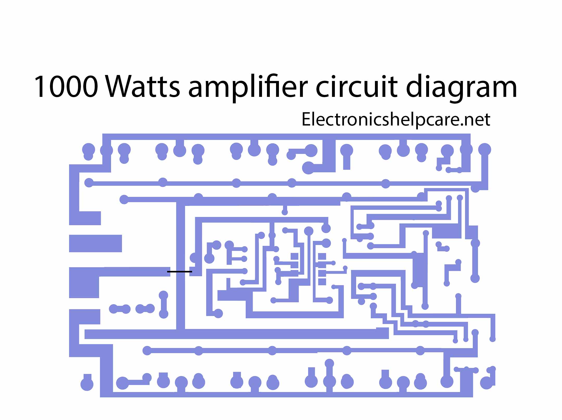 1000 watts amplifier circuit diagram .