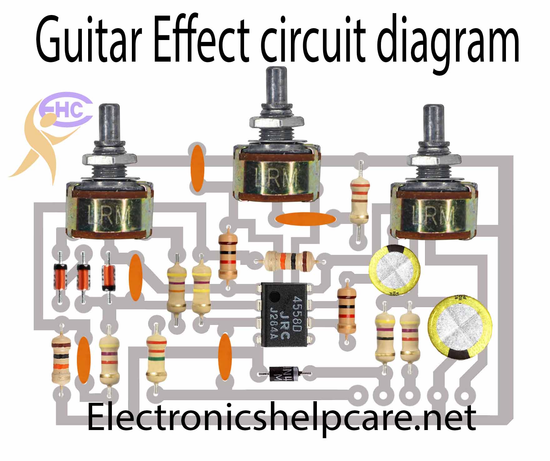 Guitar Effect circuit diagram