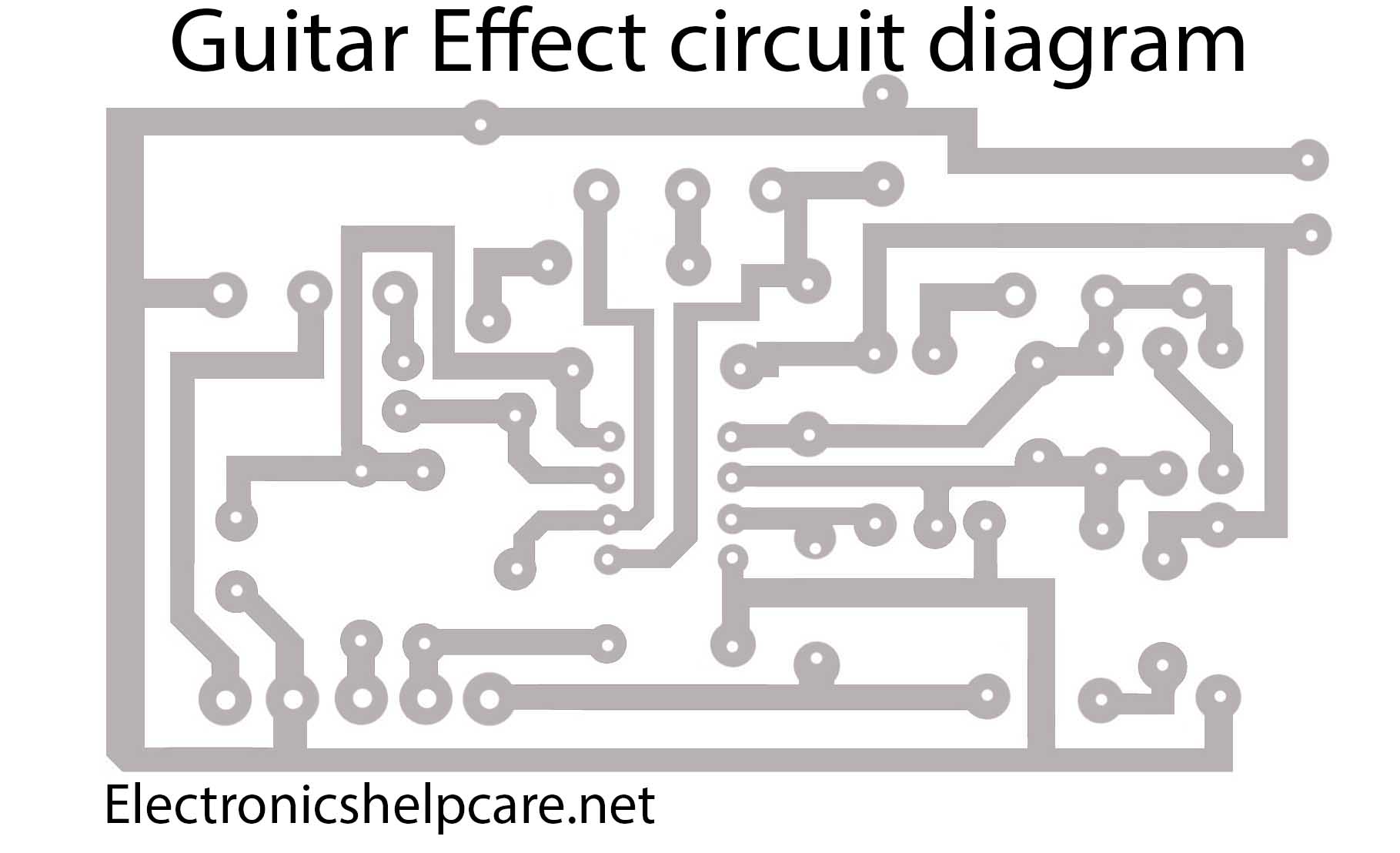 Guitar Effect circuit diagram