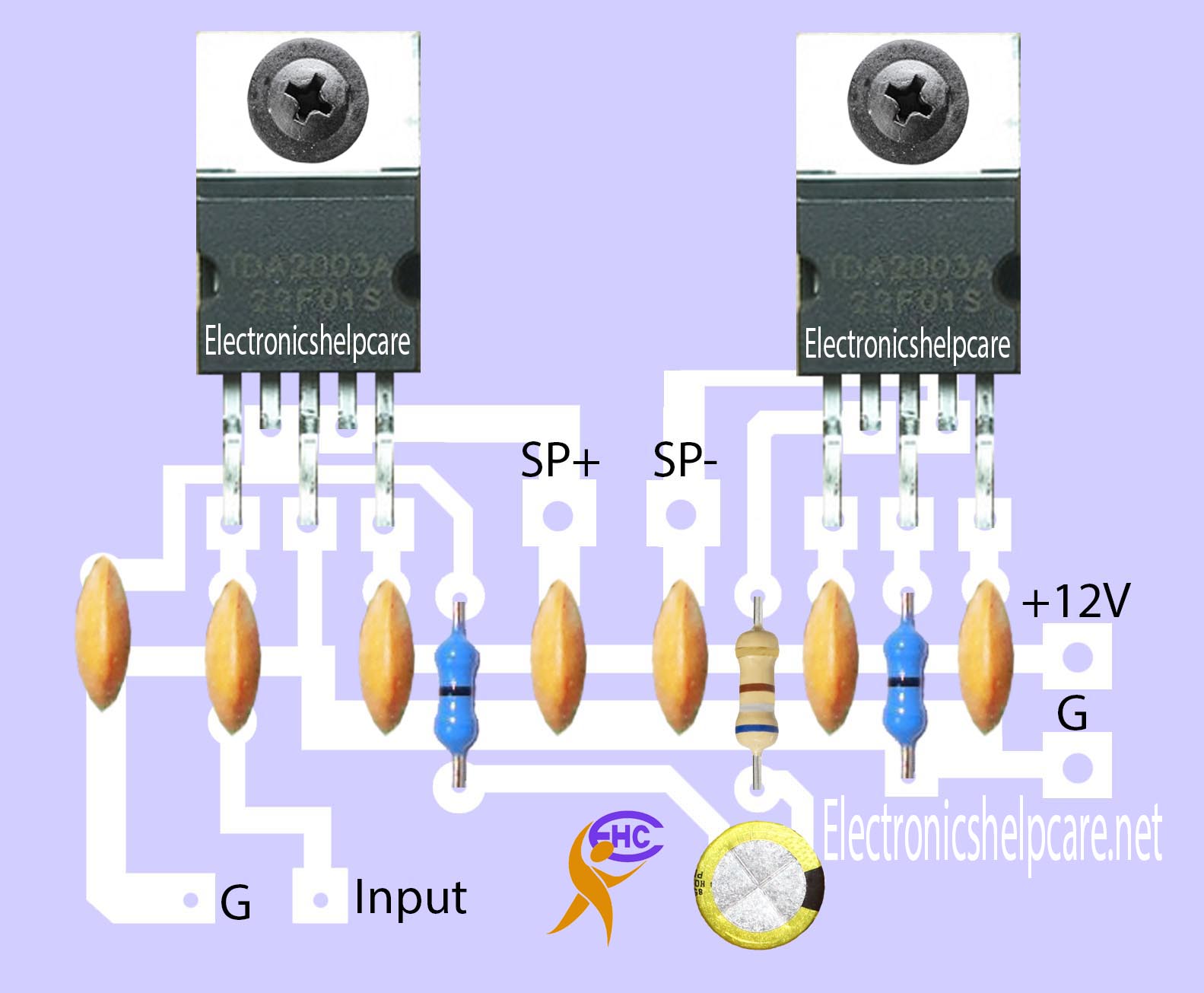 DIY amplifier TDA 2003