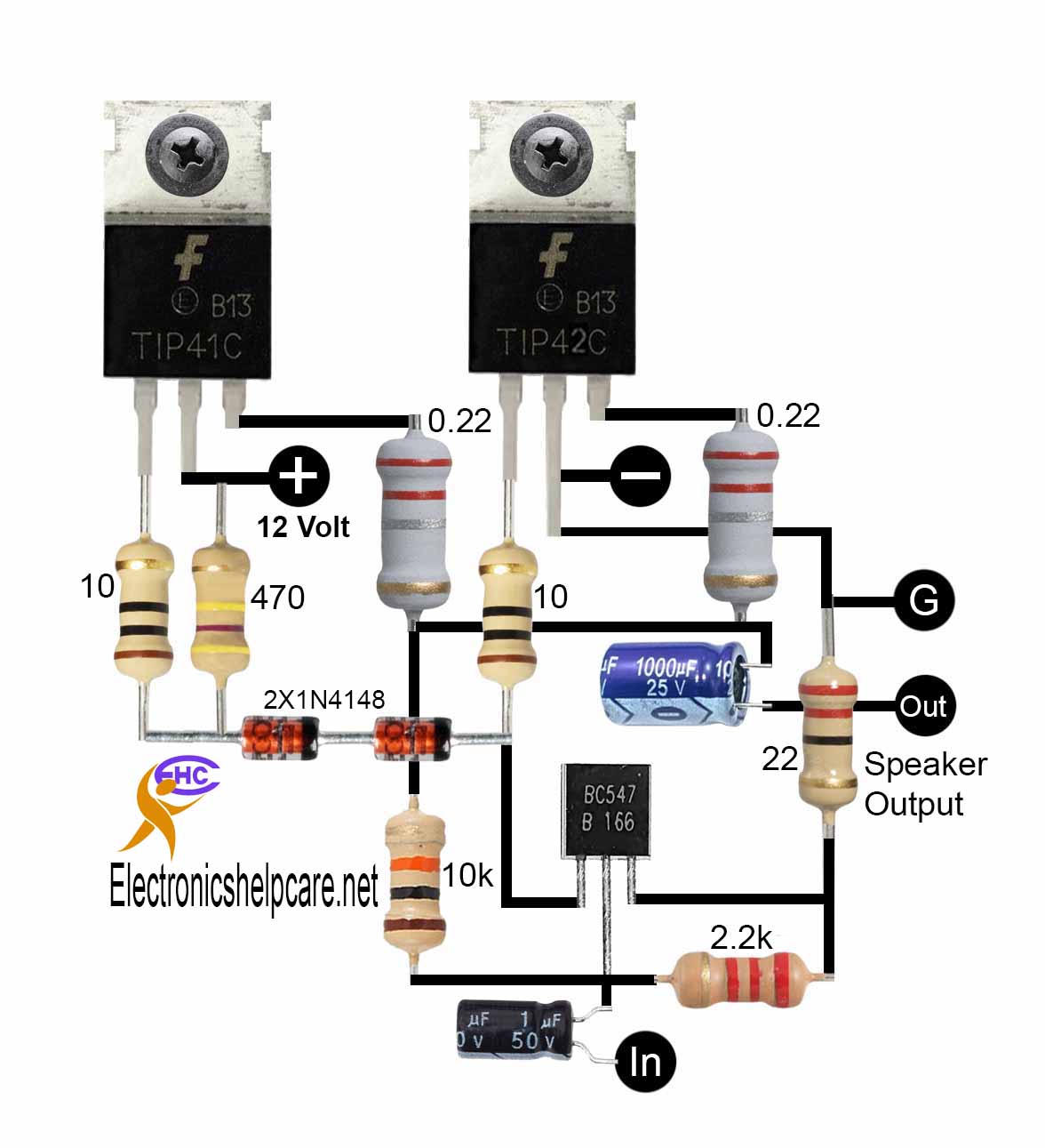 DIY amplifier circuit