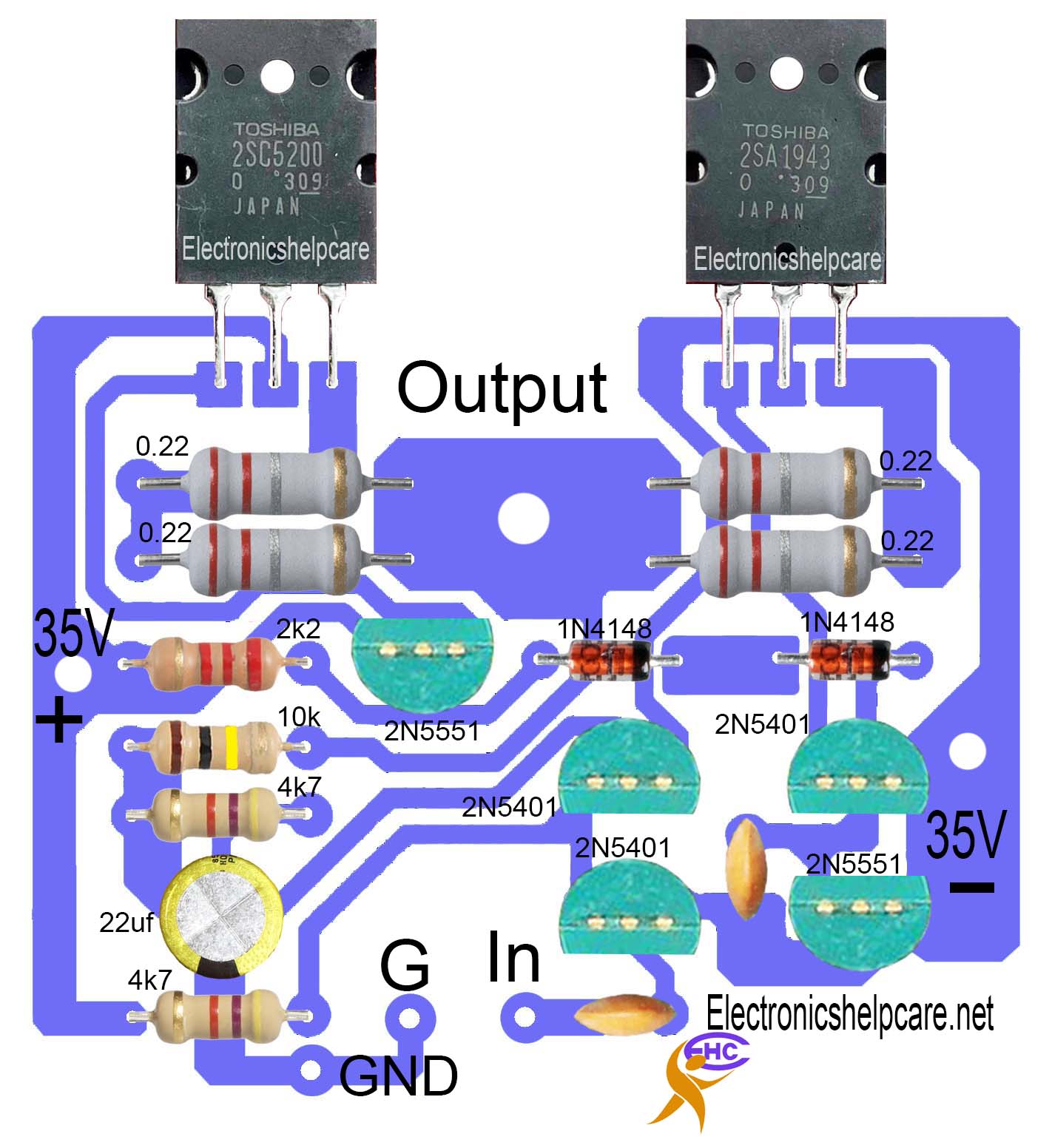 Diy amplifier circuit