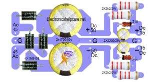 Voltage for transistor amplifier