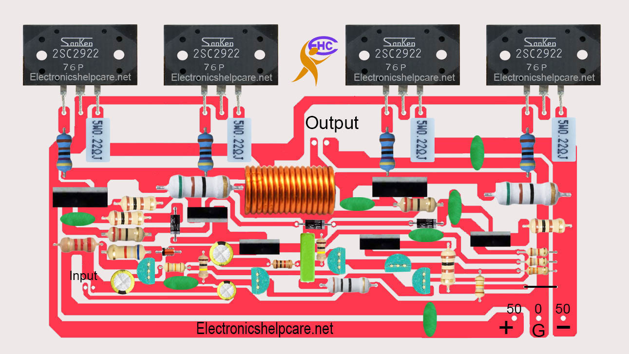 amplifier circuit using 2sc2922