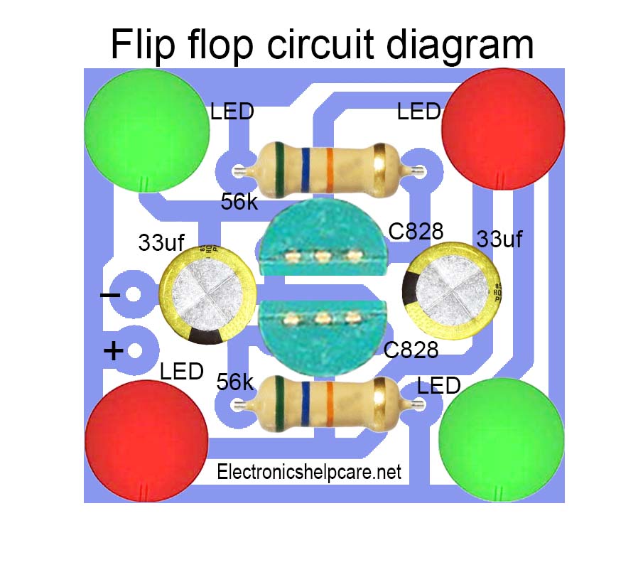 Flip flop circuit diagram