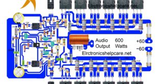 Amplifier circuit 6 Pairs transistors