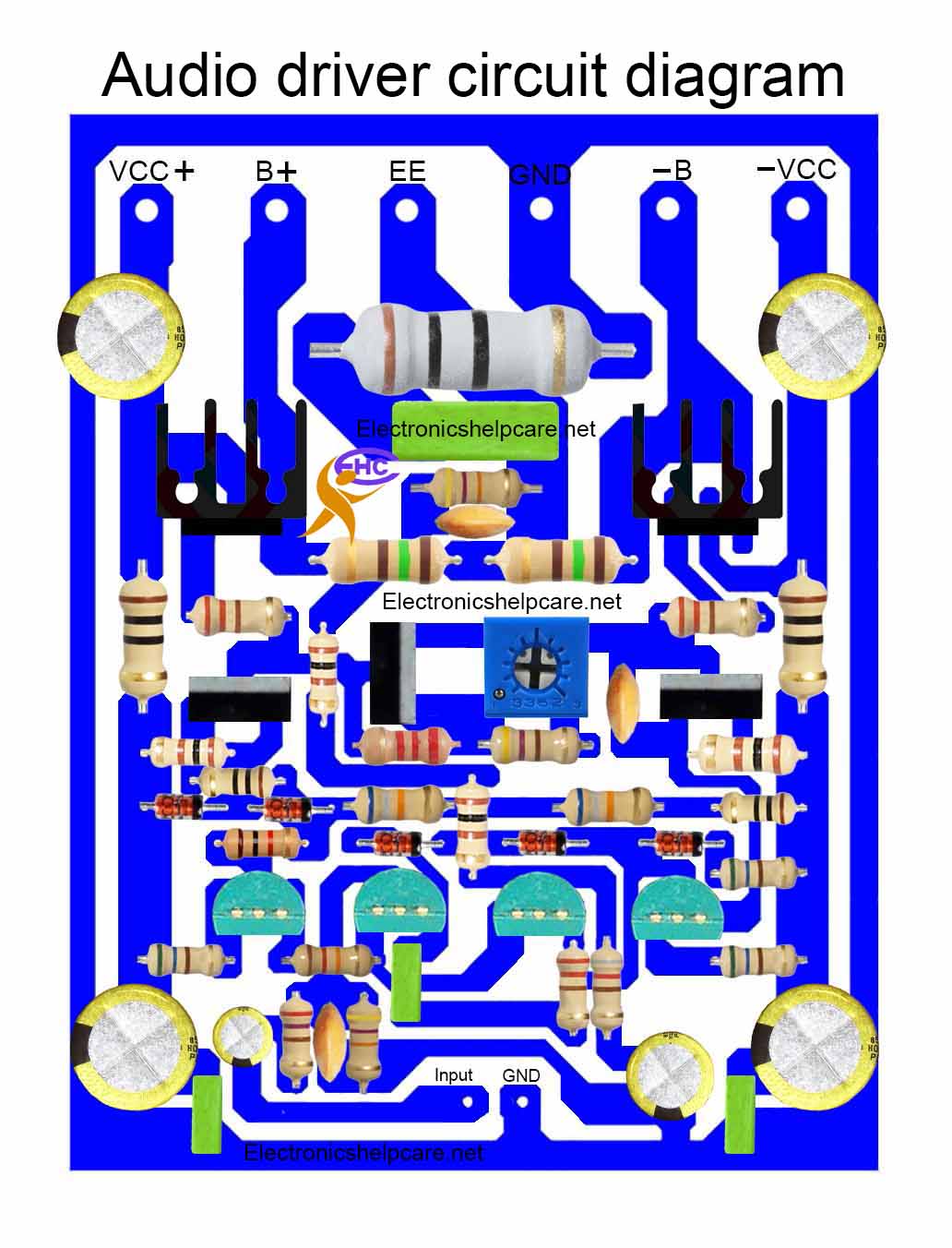 Audio driver circuit diagram