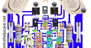 PCB layout driver 250 watts using transistor