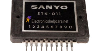 Amplifier circuit diagram using stk011