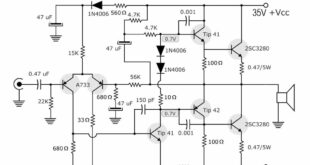 200 watts audio amplifier