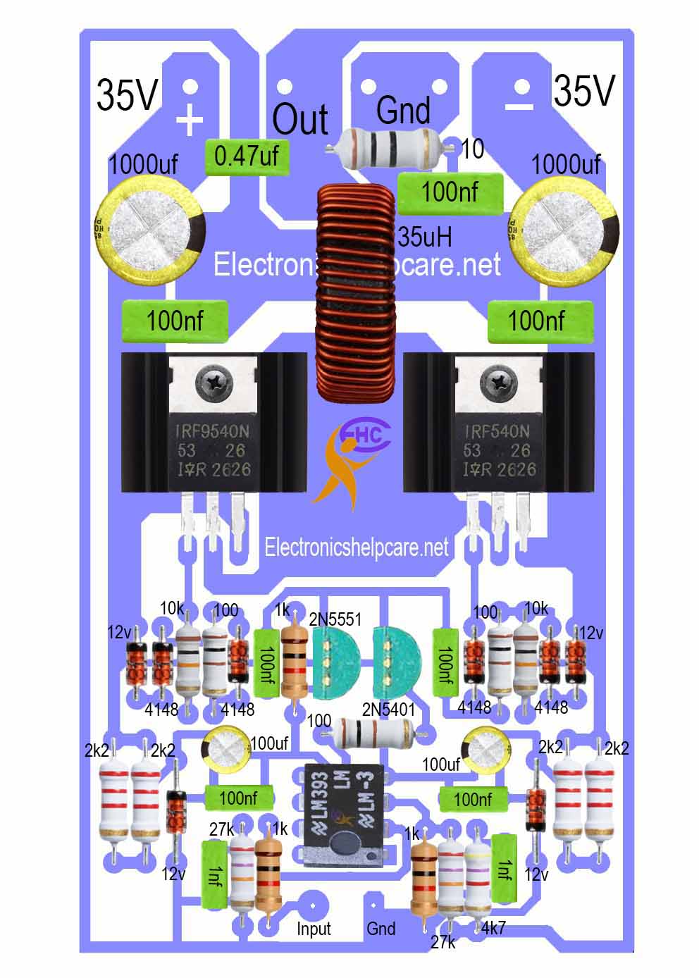 Class d amplifier circuit