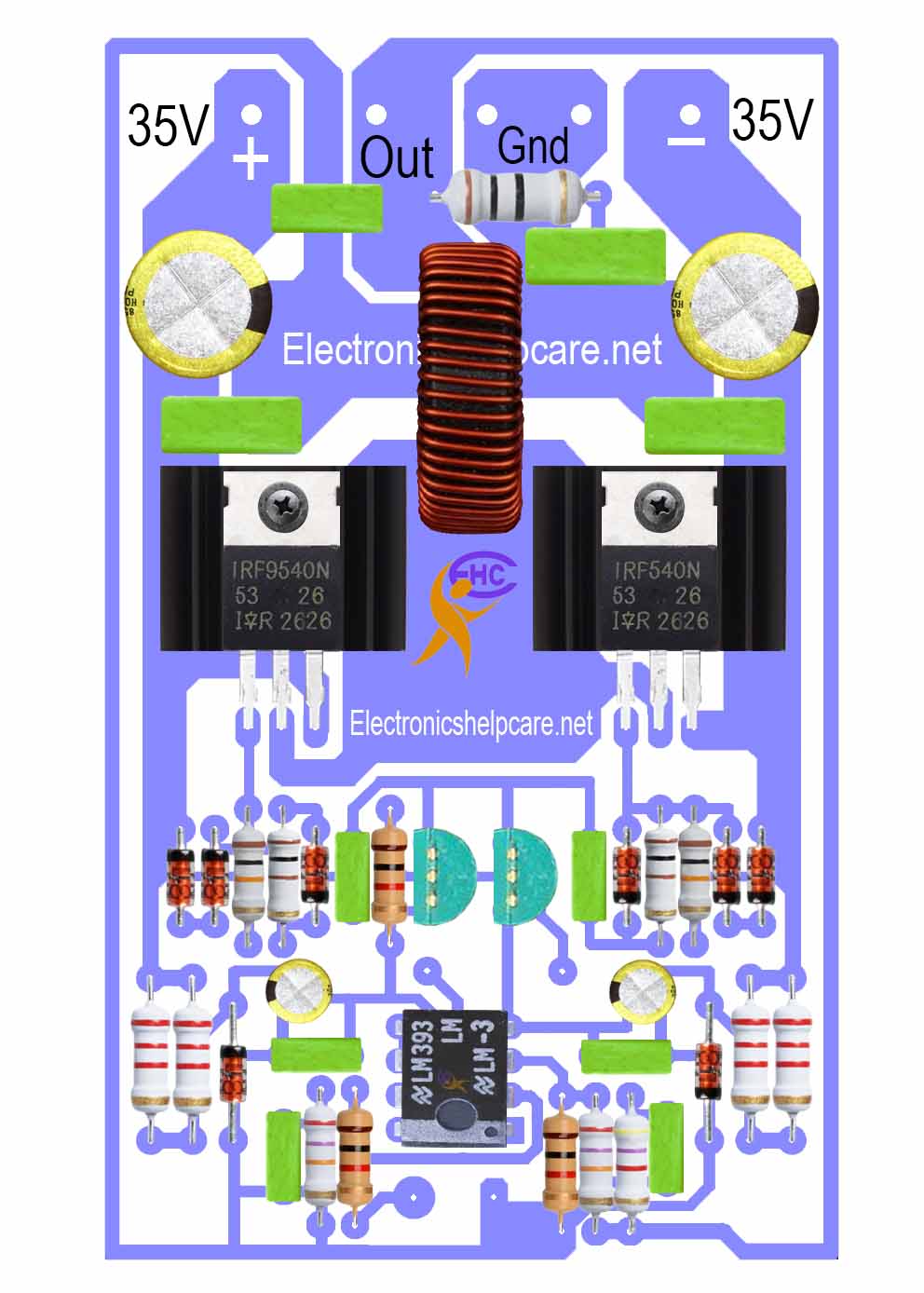 Class d amplifier circuit