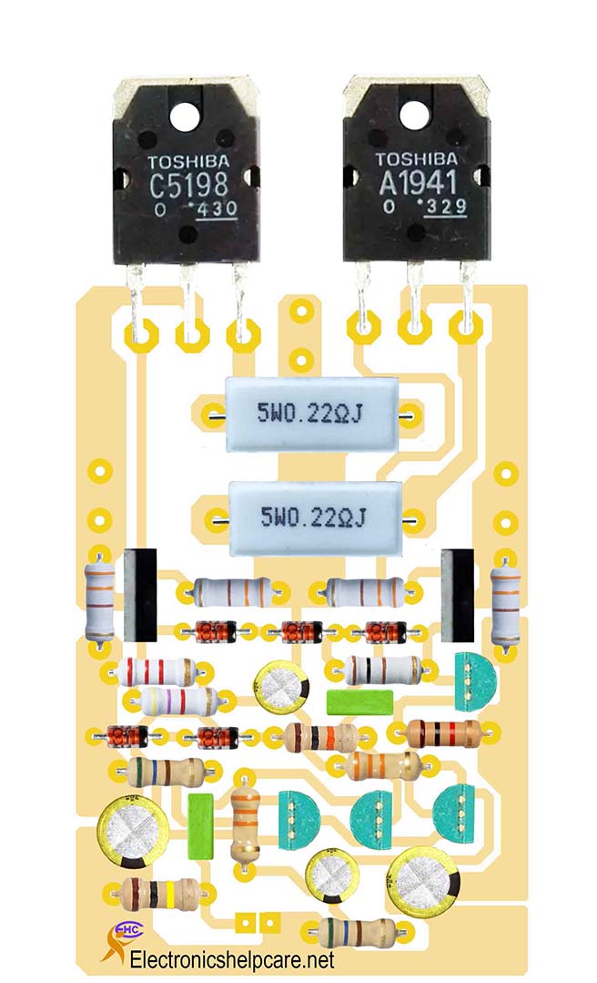 DIY amplifier circuit using C5198 and A1941