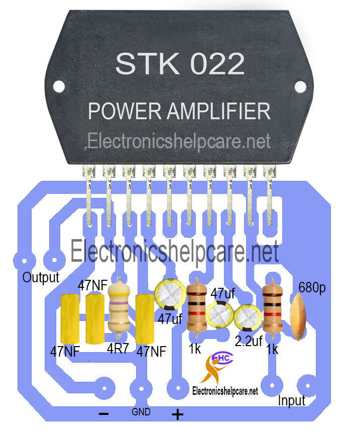 DIY circuit board for amplifier