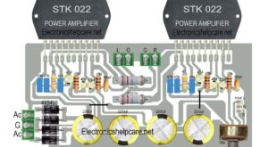 STK amplifier circuit .