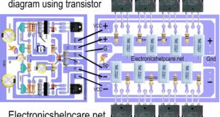 how to amplifier circuit diagram using transistor