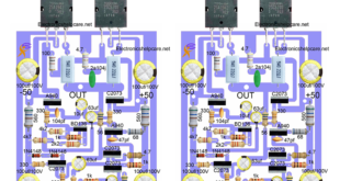 Stereo amplifier circuit diagram