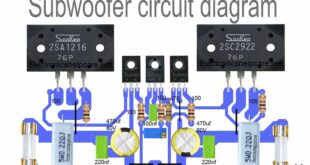 Subwoofer circuit diagram