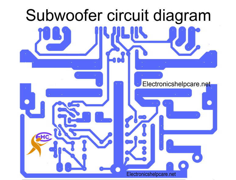 Subwoofer circuit diagram